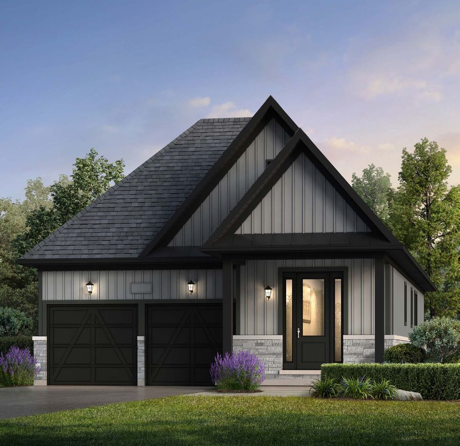 The Ashford, 38' Single Detached, Elevation A rendering