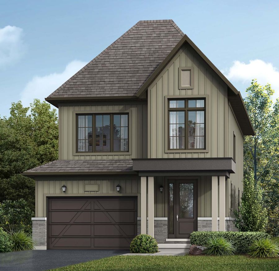 The Elderwood, 32' Single Detached, Elevation A rendering