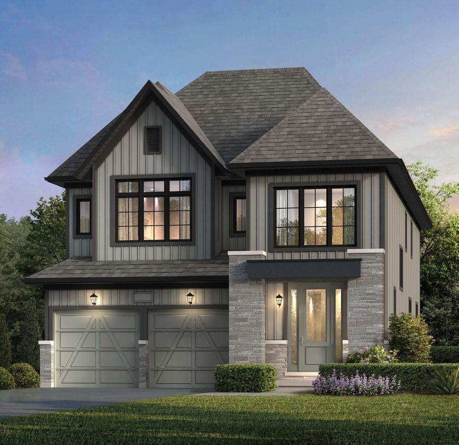 The Kingsbury, 38' Single Detached, Elevation A rendering