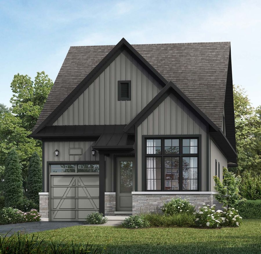 The Rosewood Loft, 32' Single Detached, Elevation A rendering