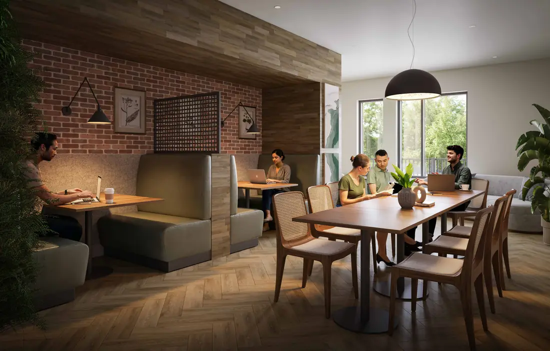 Co-working space at Spruce Trails, Brampton